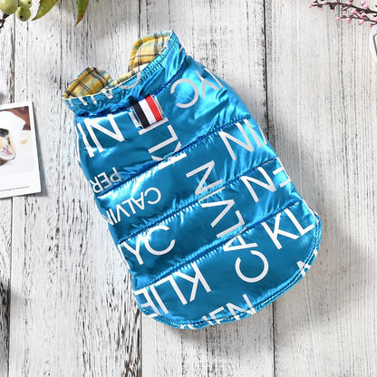 Manteau Chaud pour Chiens – Style Lettre Chic