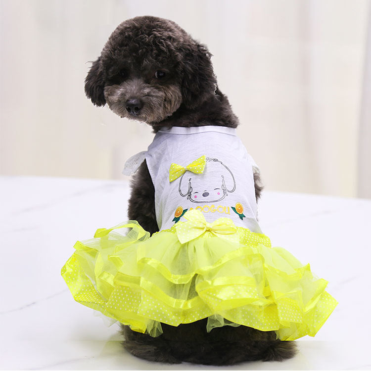 Robe Jupe Fruit pour Petit Chien & Chat – Tenue Chic et Légère