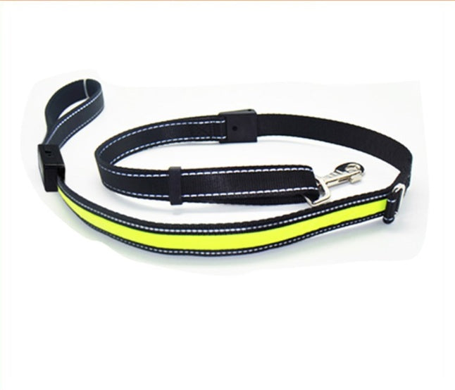 Collier Lumineux LED Rechargeable pour Chiens (Solaire + USB