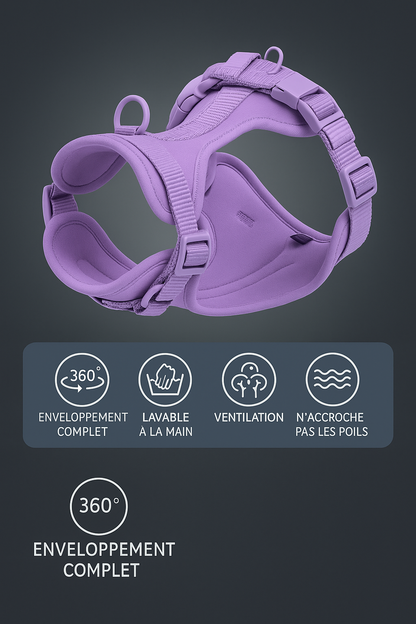 Harnais Tactique Imperméable – Poitrine & Dos – Anti-Morsure