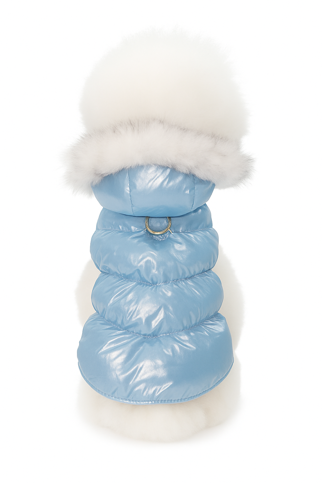 Veste d’Hiver Perlée pour Chiens – Douce, Chaude et Élégante