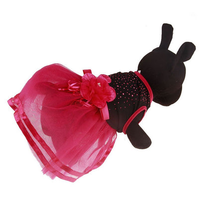 Robe princesse pour chien et chat – Pawmic™ tutu rose