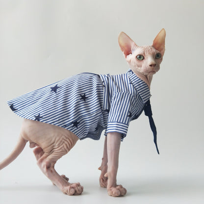 Chemise Légère en Coton pour Chats Sphynx – Respirante & Confortable