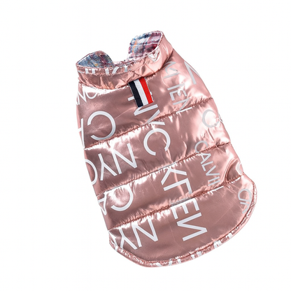 Manteau Chaud pour Chiens – Style Lettre Chic