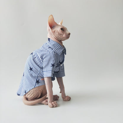 Chemise Légère en Coton pour Chats Sphynx – Respirante & Confortable