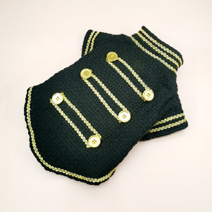 Veste Militaire Dorée – Pawmic