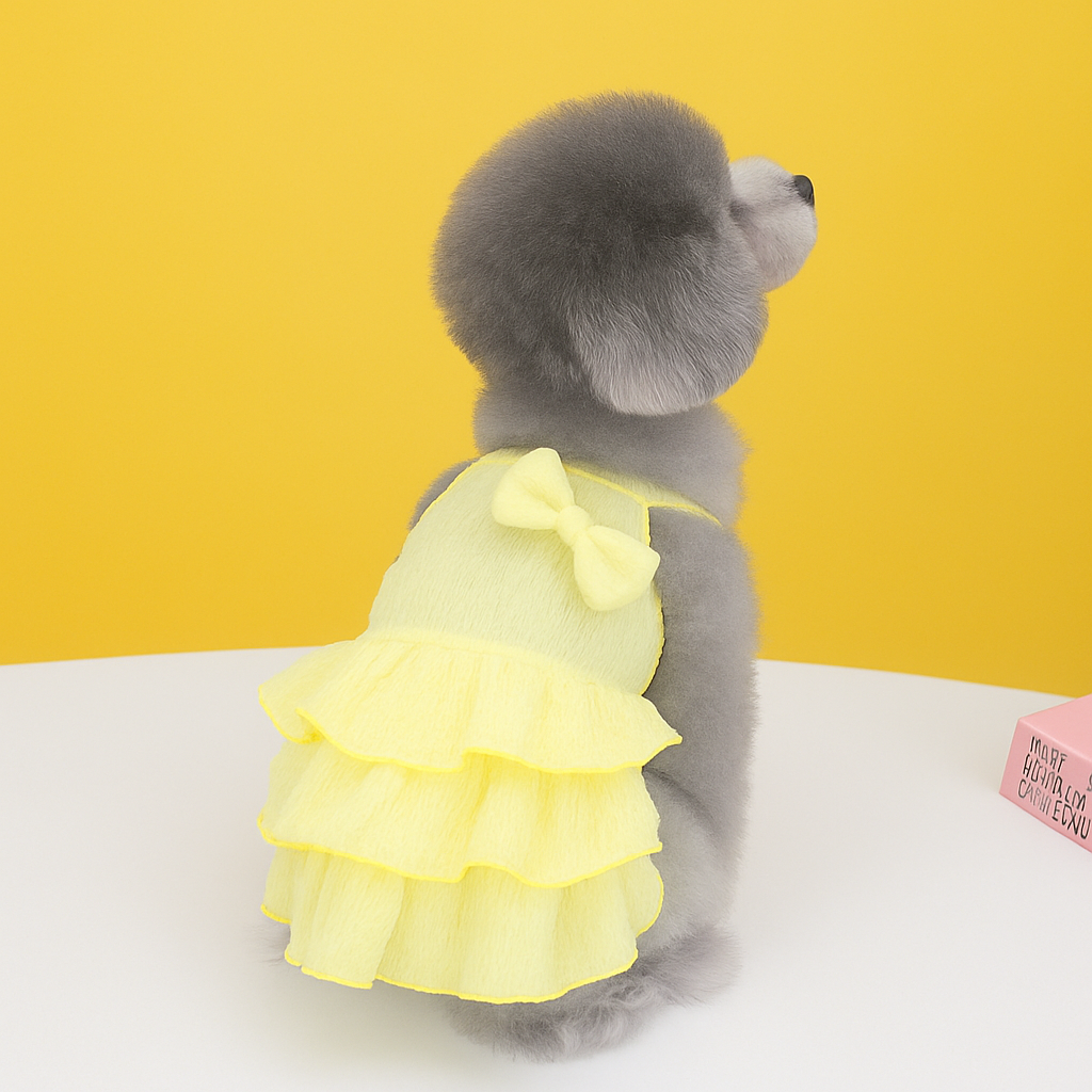 Robe Princesse Candy à Volants pour Petit Chien