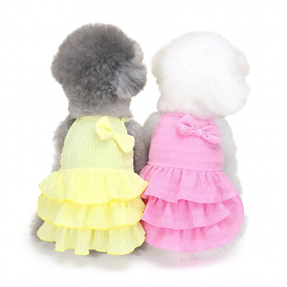 Robe Princesse Candy à Volants pour Petit Chien