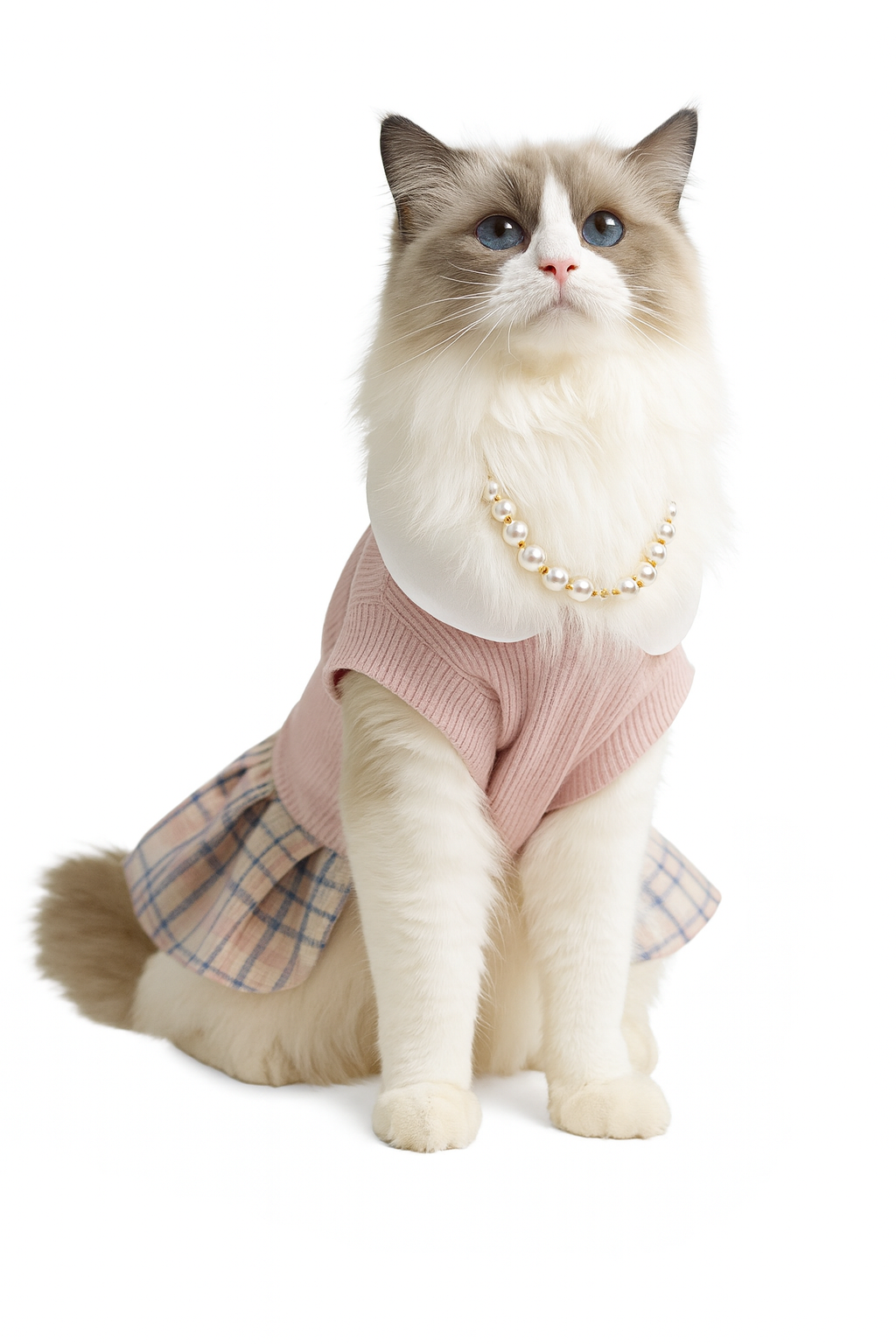 Robe Tartan pour Chiens et Chats – Style Élégant & Confortable