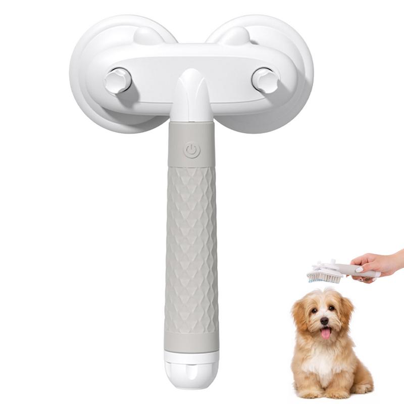 Brosse Double Tête Ionique pour Chiens & Chats – Auto-Nettoyante
