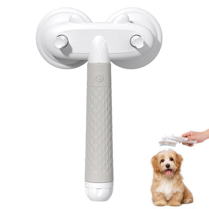 Brosse Double Tête Ionique pour Chiens & Chats – Auto-Nettoyante