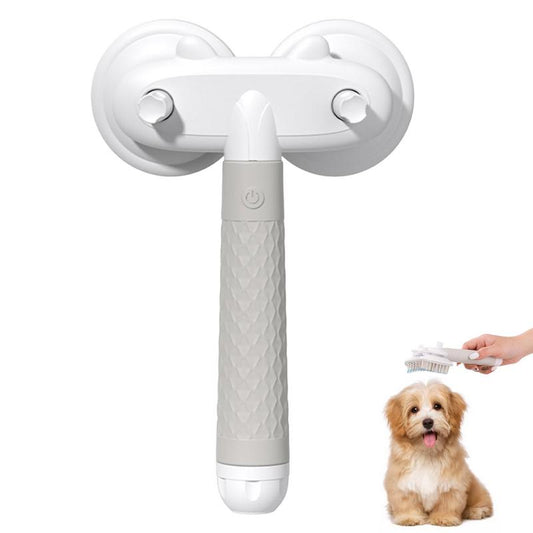 Brosse Double Tête Ionique pour Chiens & Chats – Auto-Nettoyante