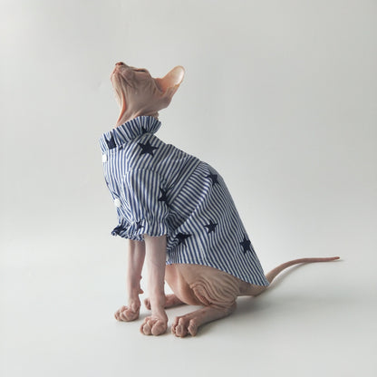 Chemise Légère en Coton pour Chats Sphynx – Respirante & Confortable