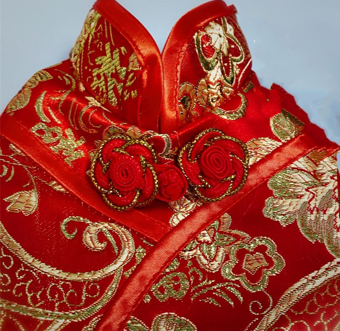 Robe Traditionnelle Chinoise pour Chien – Style Tang Élégant