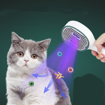 Brosse de Toilettage Désinfectante pour Chats et Chiens – Nettoyage & Retrait des Poils