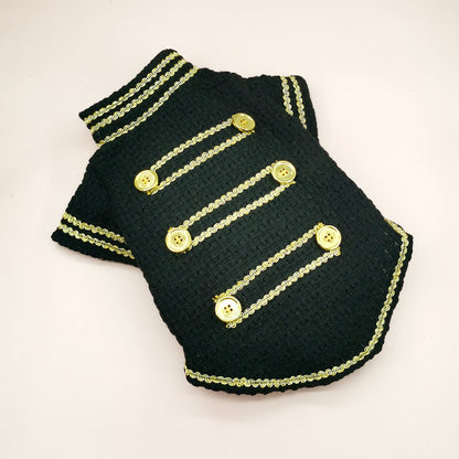 Veste Militaire Dorée – Pawmic